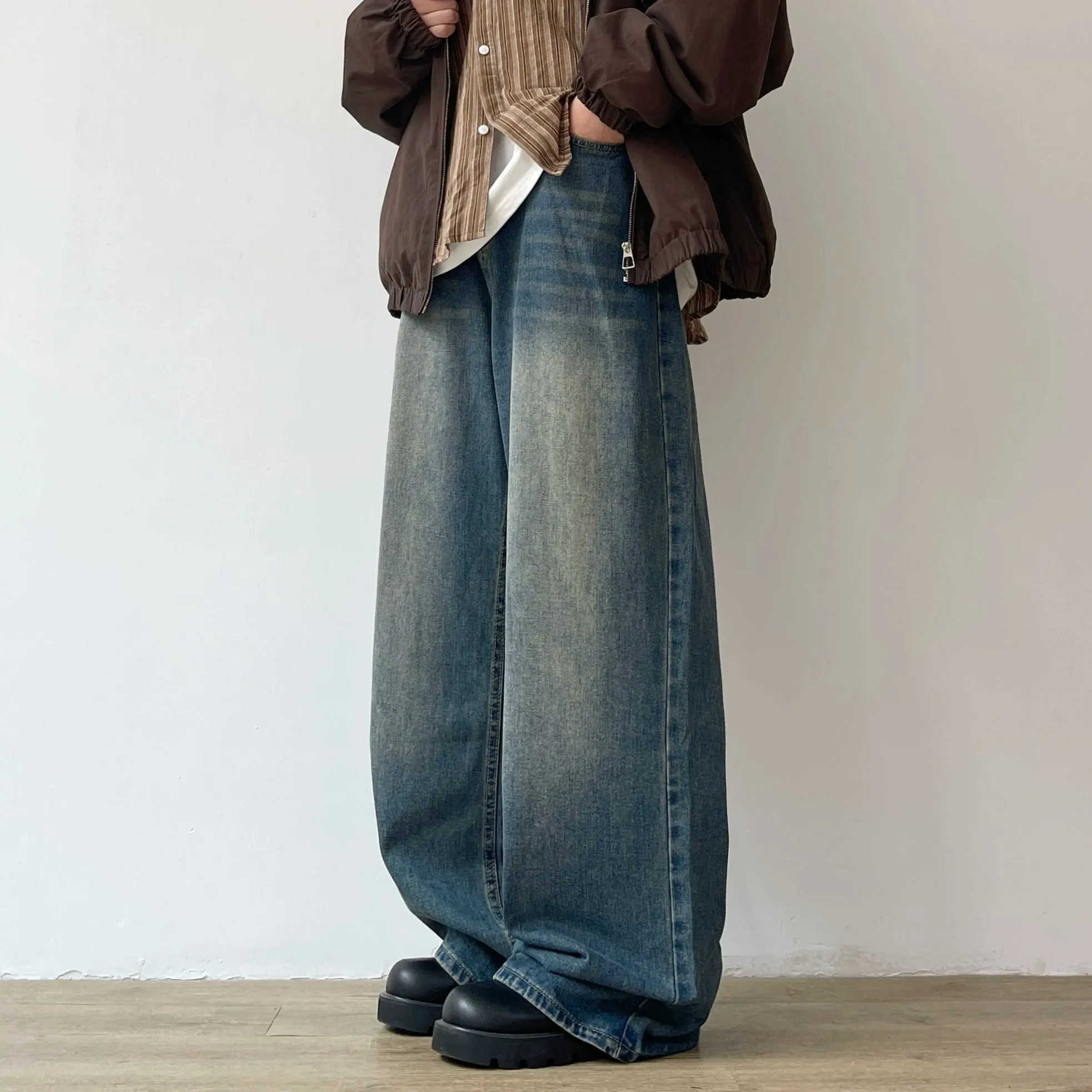 EVER Retro Straight Wash Jeans Maxct