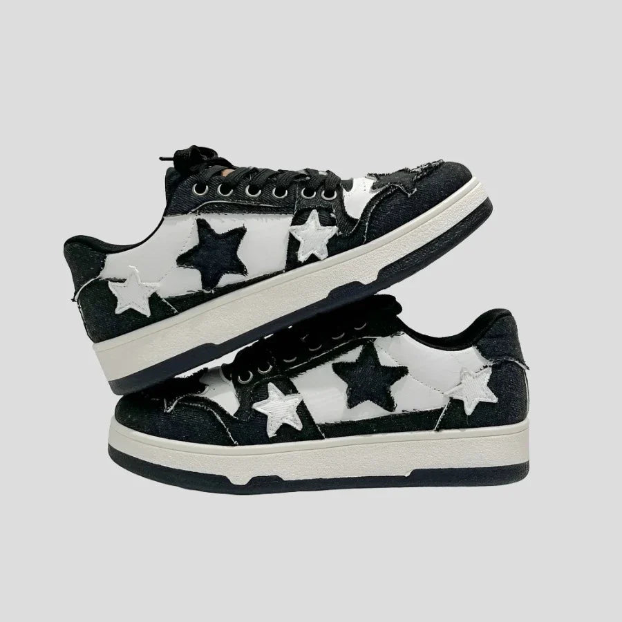 Platform Sneakers for Women & Men Stars Design Maxct