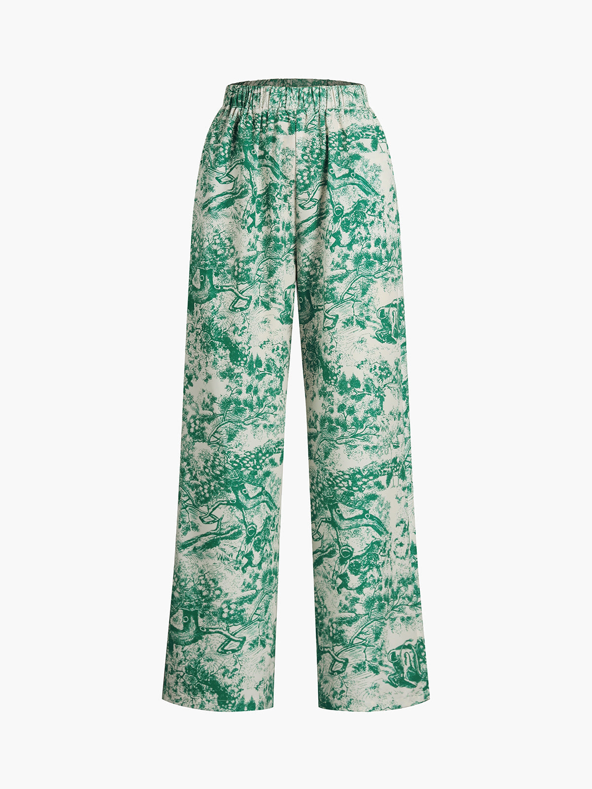 Maxct Printed Tie Up Pants Set