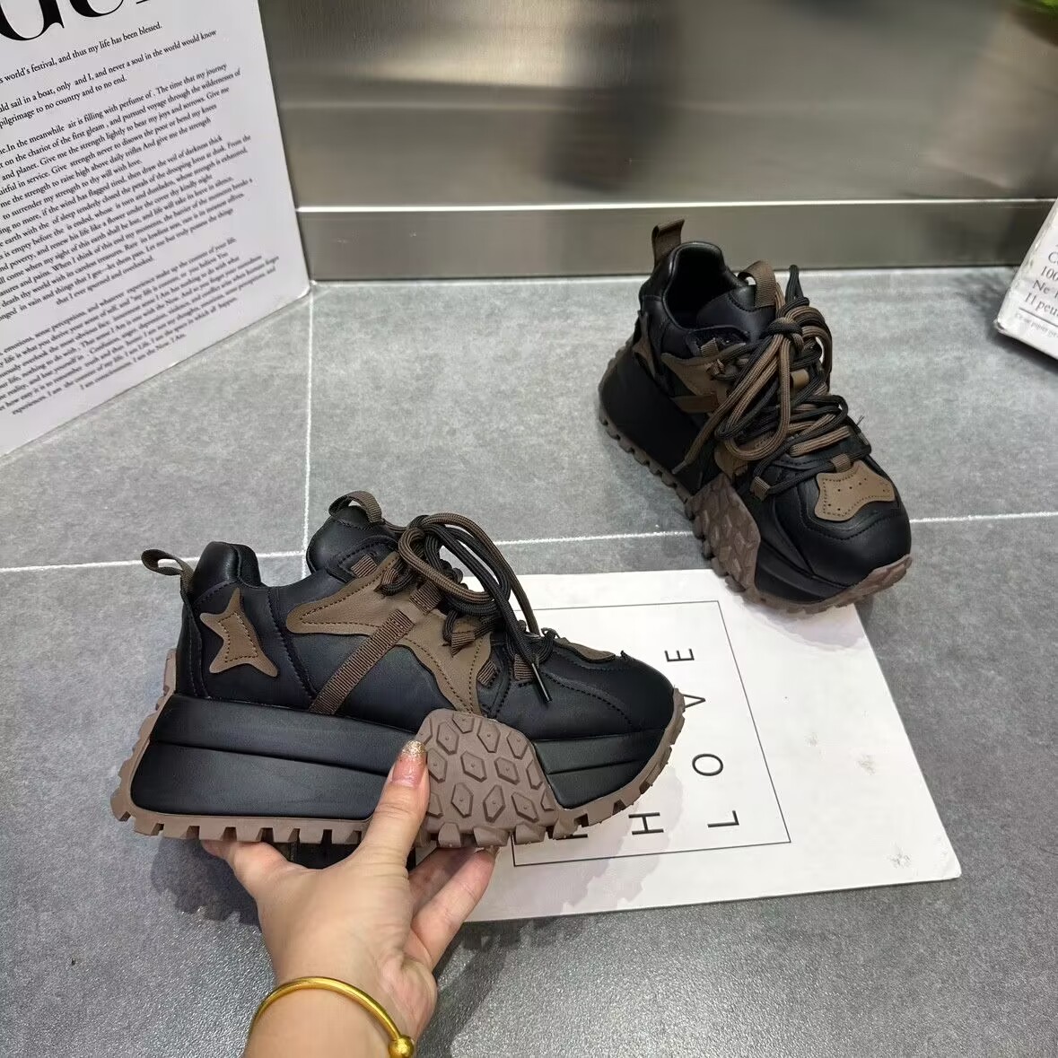 Chunky Platform Sneakers - true-deals-club