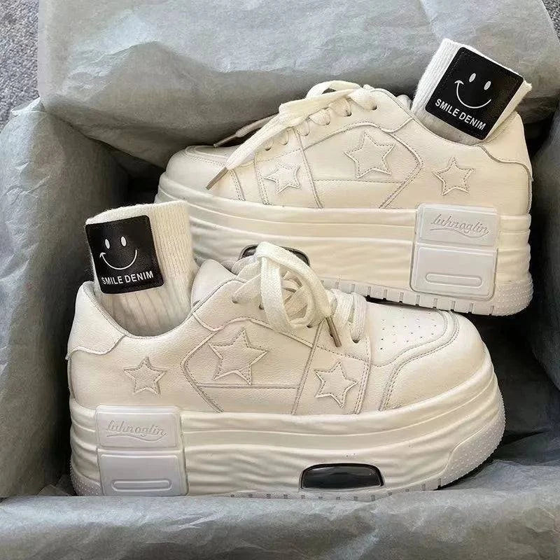 Thick Platform Shoes Stars Trainers Chunky Platform Sneakers Maxct