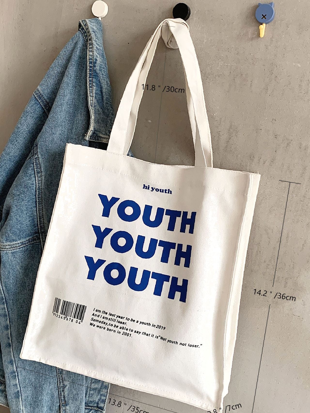 Maxct - Letter Graphic Tote Bag  - Women Tote Bags