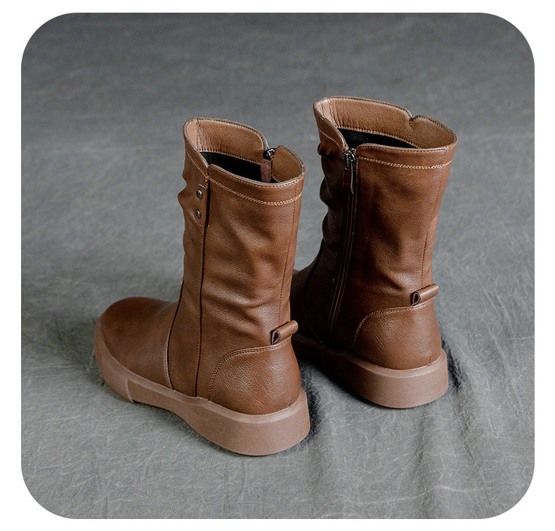 British Style Splicing Thick-Soled Martin Boots Maxct