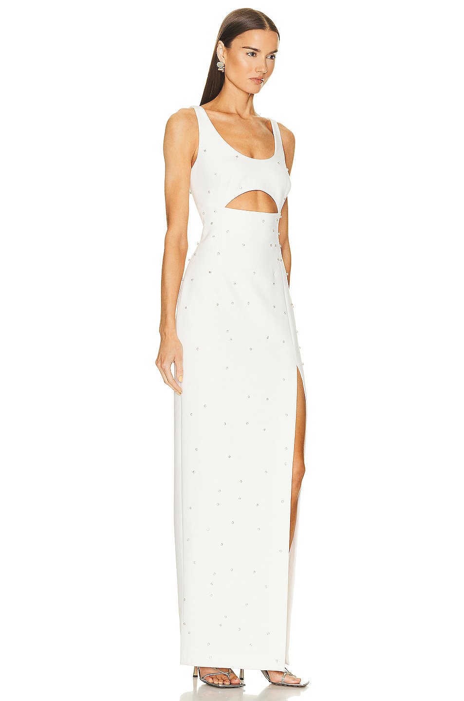 Maxct Women's Summer Foreign Trade High Quality Diamond Bandage Dress Women's High-end French Evening Dress