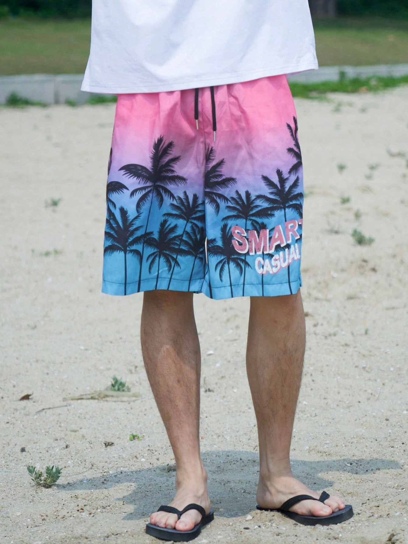 Maxct Men's Floral Print Summer Shorts Perfect For Vacation Outfits
