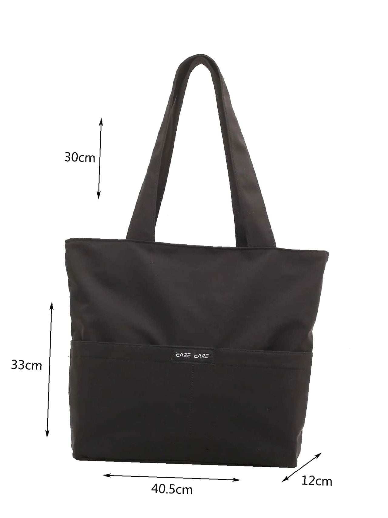 Maxct - Letter Patch Tote Bag  - Women Tote Bags
