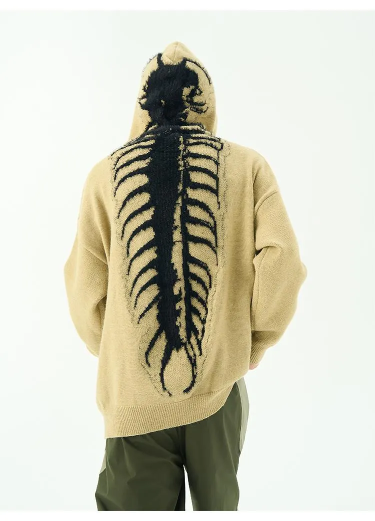 American Knitwear Hooded Sweater for Men - true deals club
