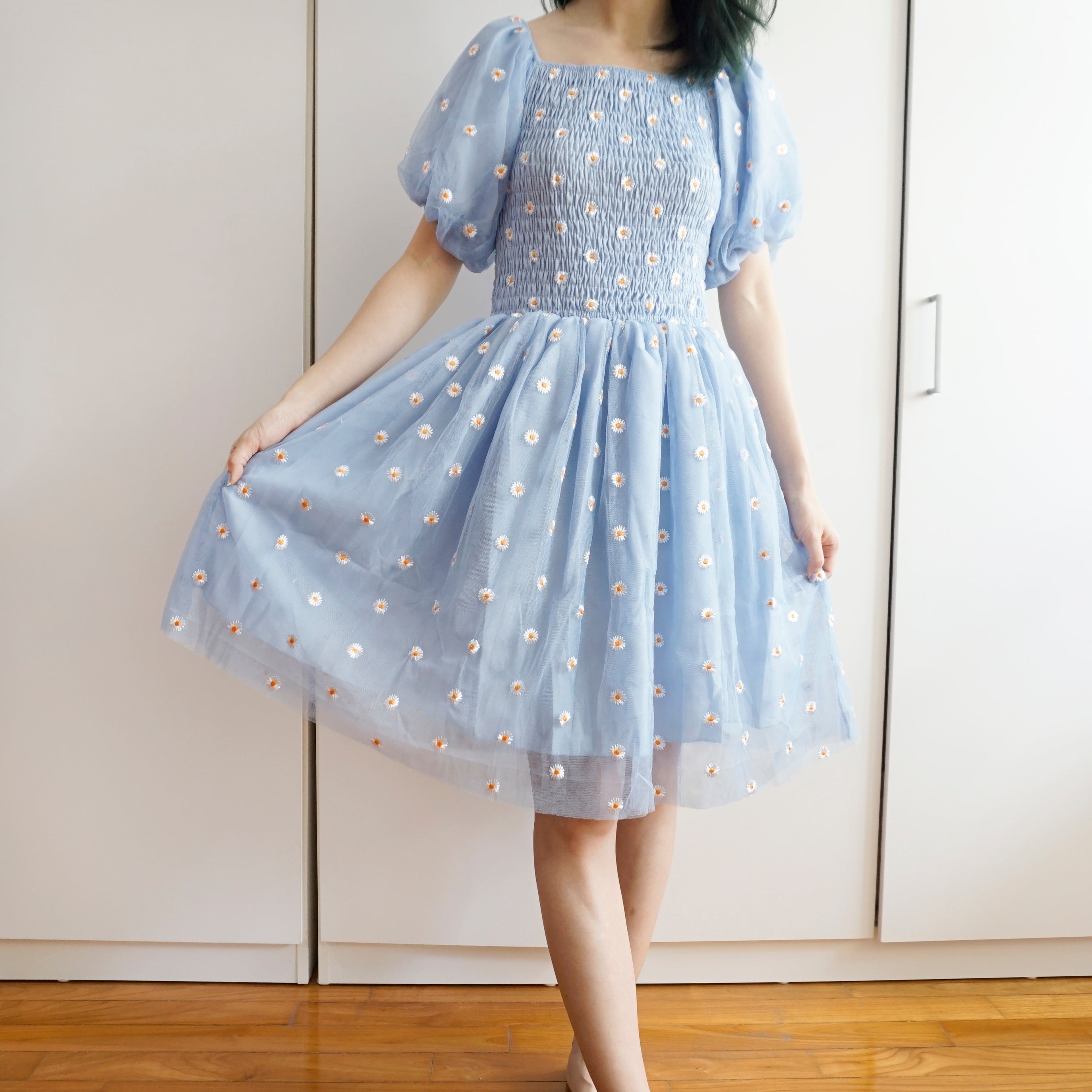 Puff Sleeve Daisy Dress Maxct