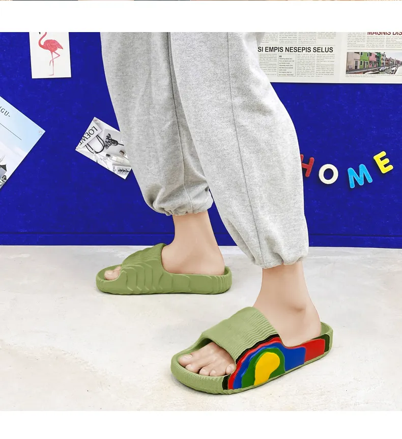 Graffiti Indoor Bathroom Men Flats - true deals club