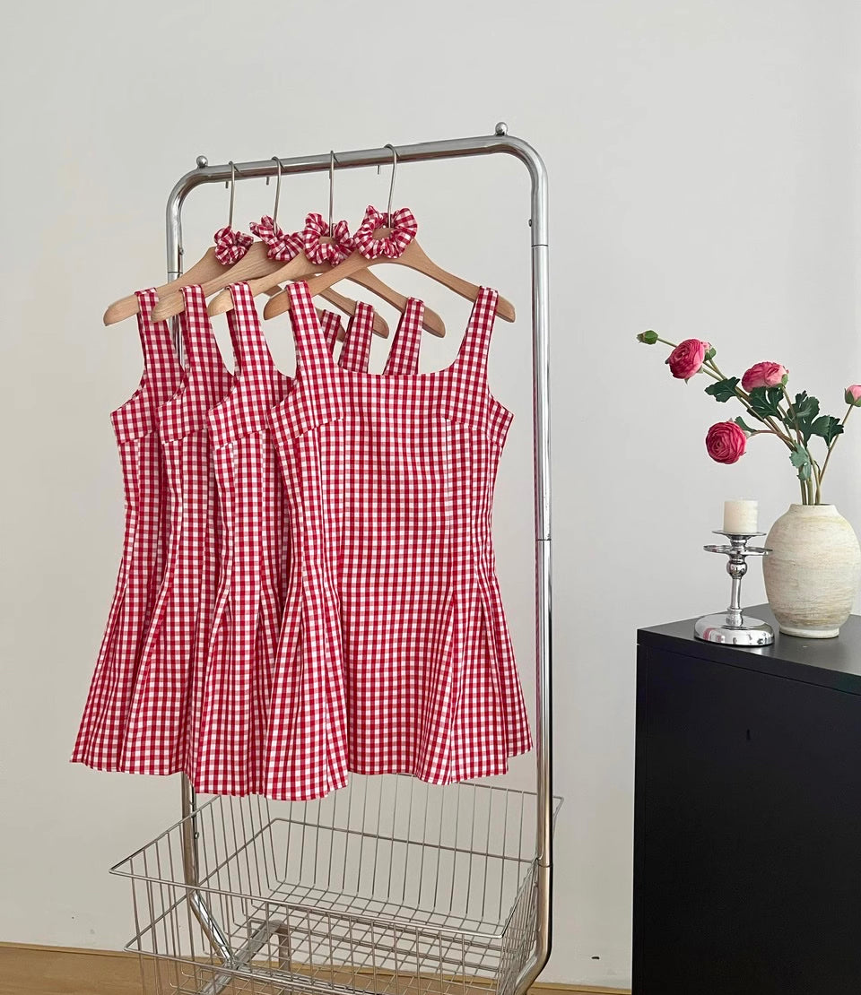 Candy Shop Gingham Mini Dress Maxct