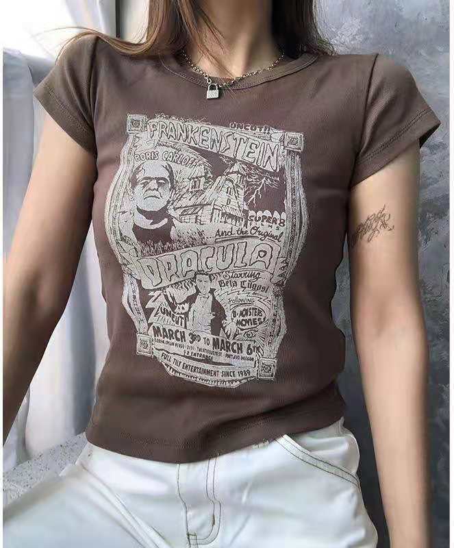 Maxct Frankenstein and Dracula T-shirt