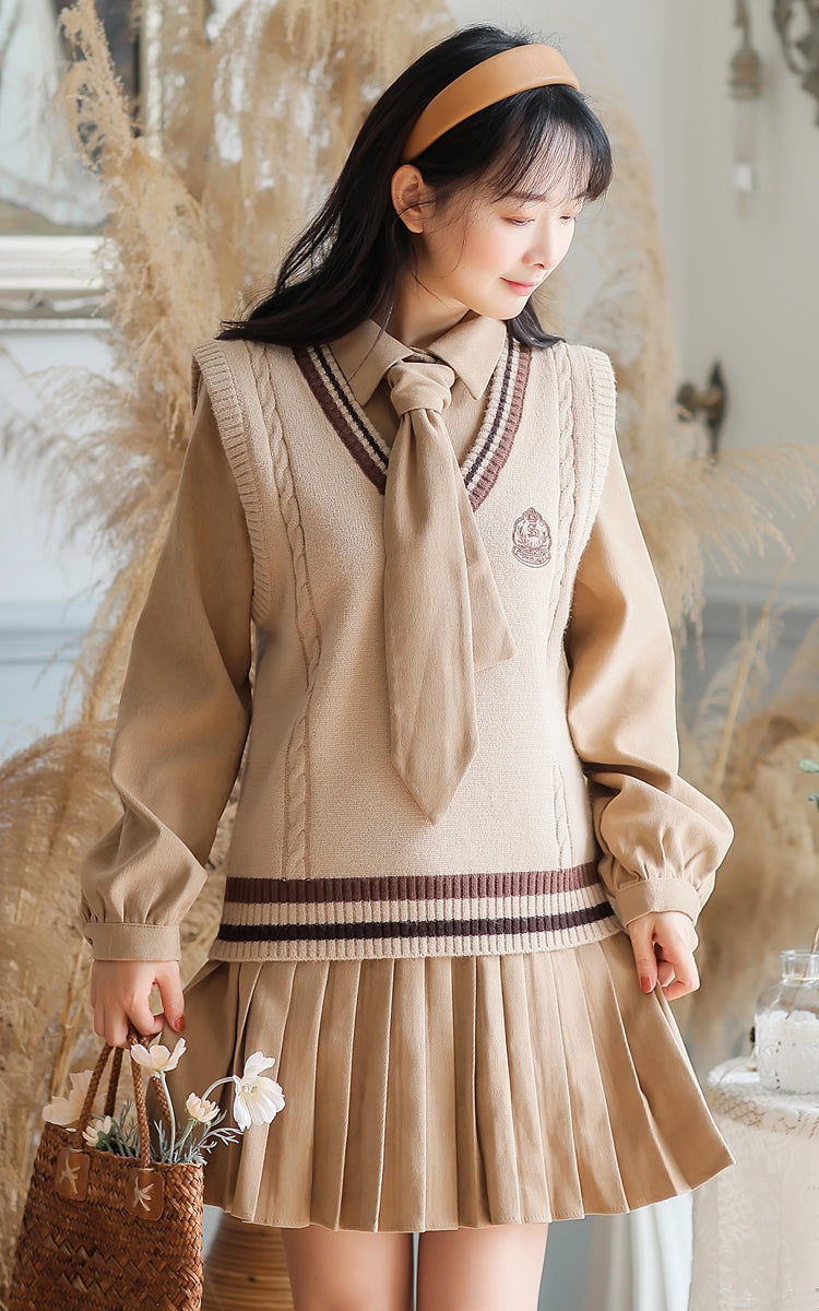 Prep School Vest & Dress Set Maxct