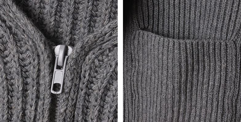 Maxct 4454 KNITTED ROUND-NECK CARDIGAN SWEATER