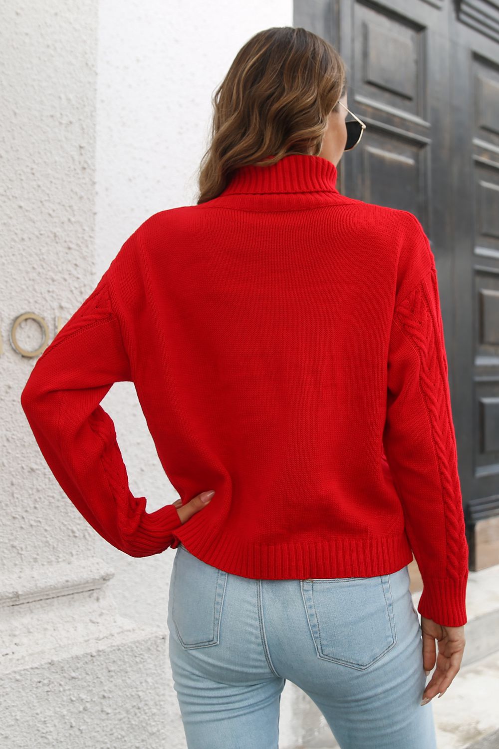 Maxct &Turtleneck Long Sleeve Sweater