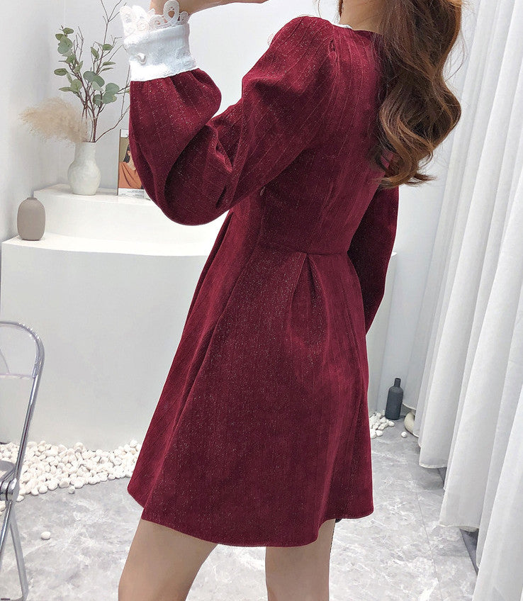 Sweet Love Peter Pan Knit Dress Maxct