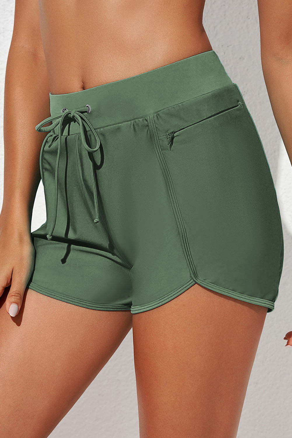Maxct &Drawstring Waist Swim Shorts