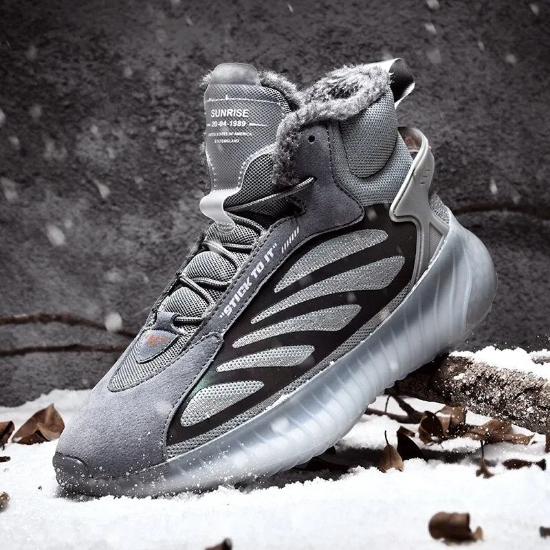 Men's High-top Warm Snow Sneakers Maxct