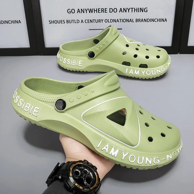 Soft Bottom Outdoor Pool Shoes for Men Cave Clogs Slippers Maxct