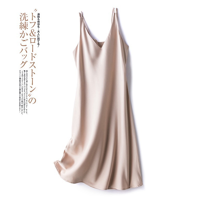 Maxct Maxct Chiffon Dress Retro Cold Wind With Long Skirt Spring Long French Halter Skirt