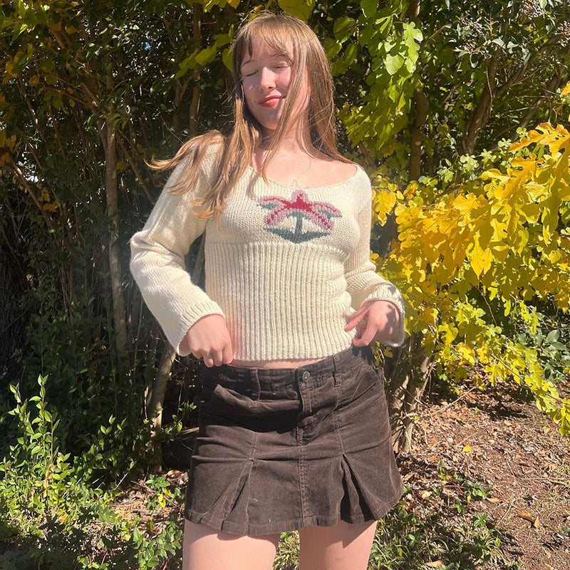 Maxct Tara Palm Knit Sweater