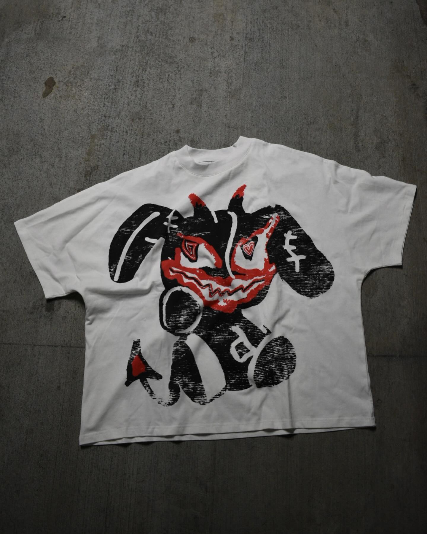 American Trendy Gothic Letter Pattern Printed Oversized T-Shirt Men's Y2K Street Hip-Hop Loose Retro Casual Round Neck Top Women