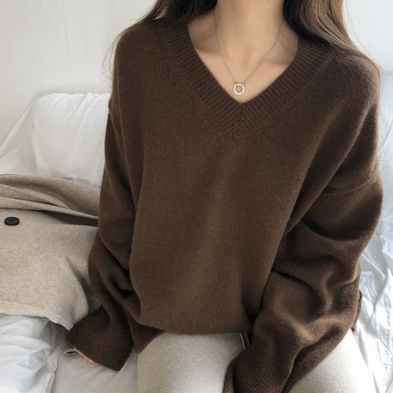 Maxct Dark Academia Oversized Sweater