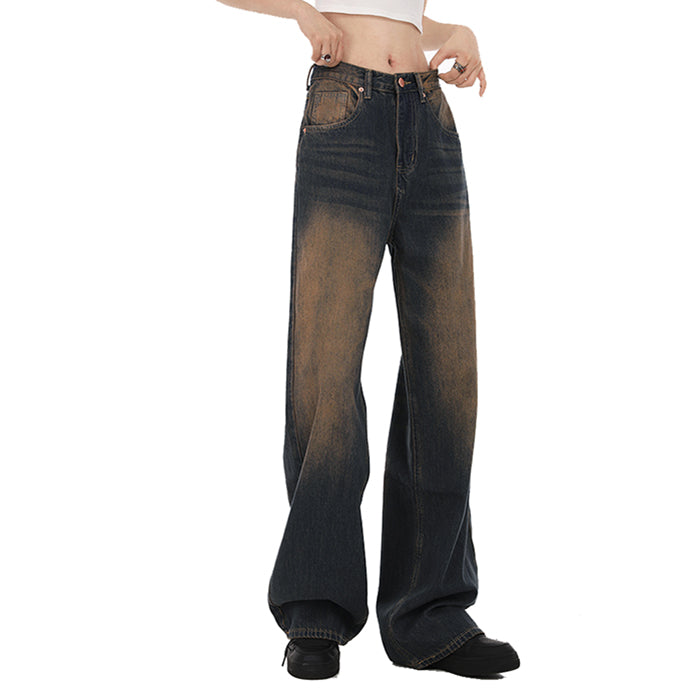 90's Kids Jeans in Washed Brown Maxct