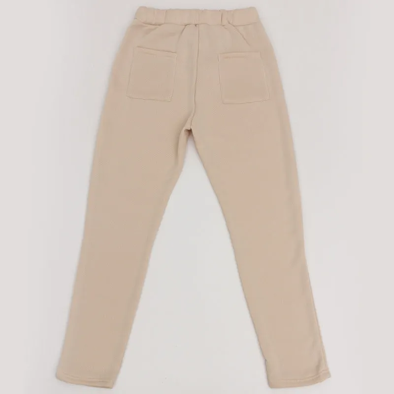 Maxct Mock Neck Puff Sleeve Sweatshirt Long Pants Suits