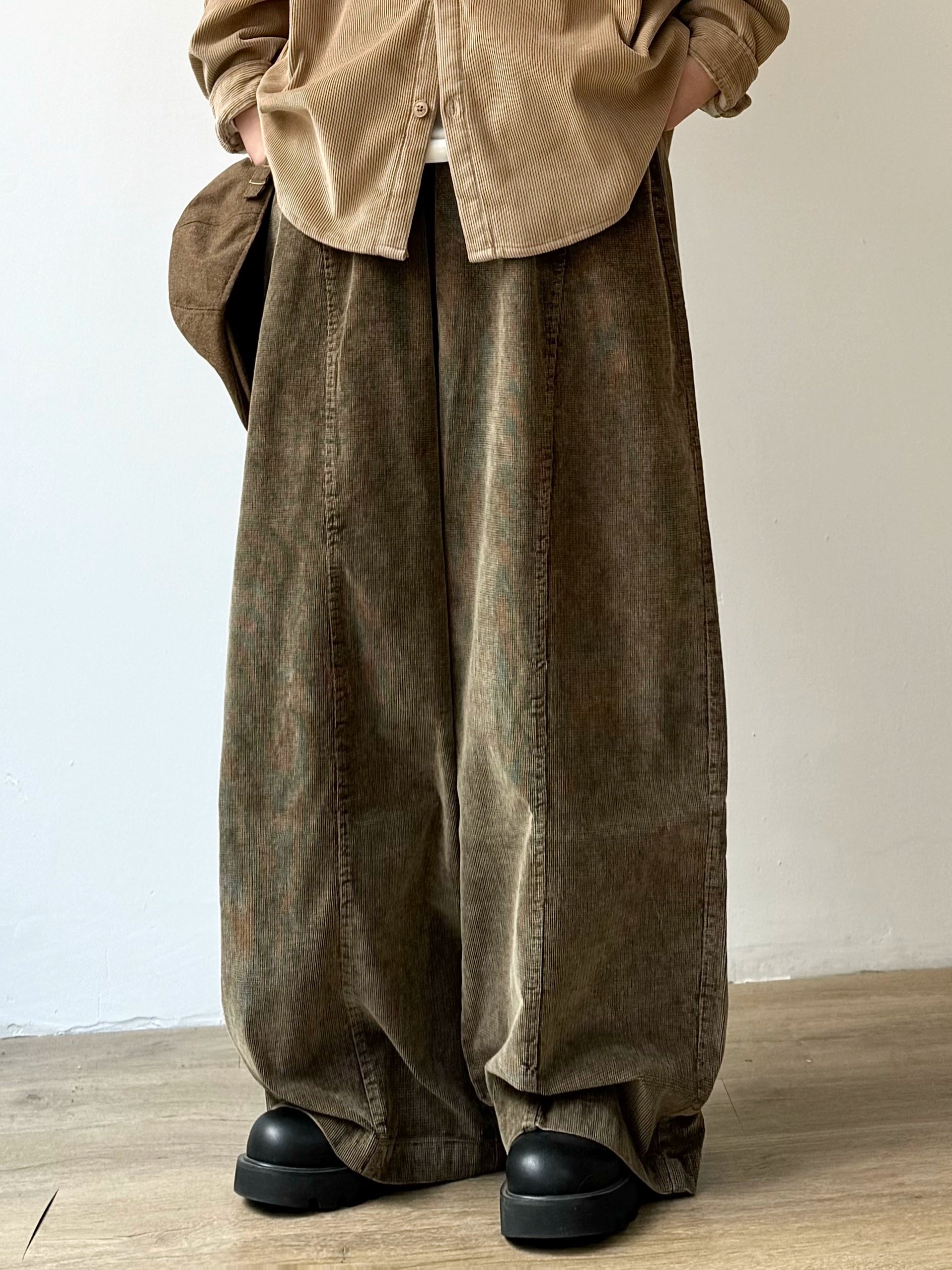 EVER Washed Corduroy Casual Pants Maxct
