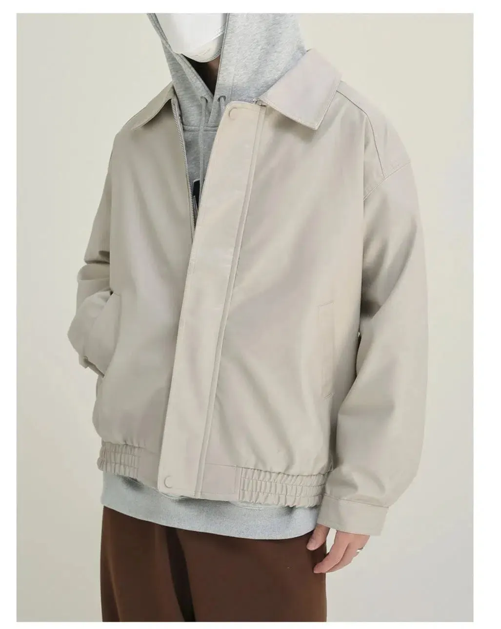 Maxct Classic Full Zip Leather Jacket