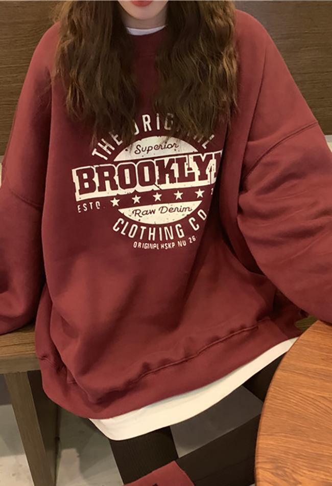 Maxct Brooklyn Graphic Crew Sweatshirt