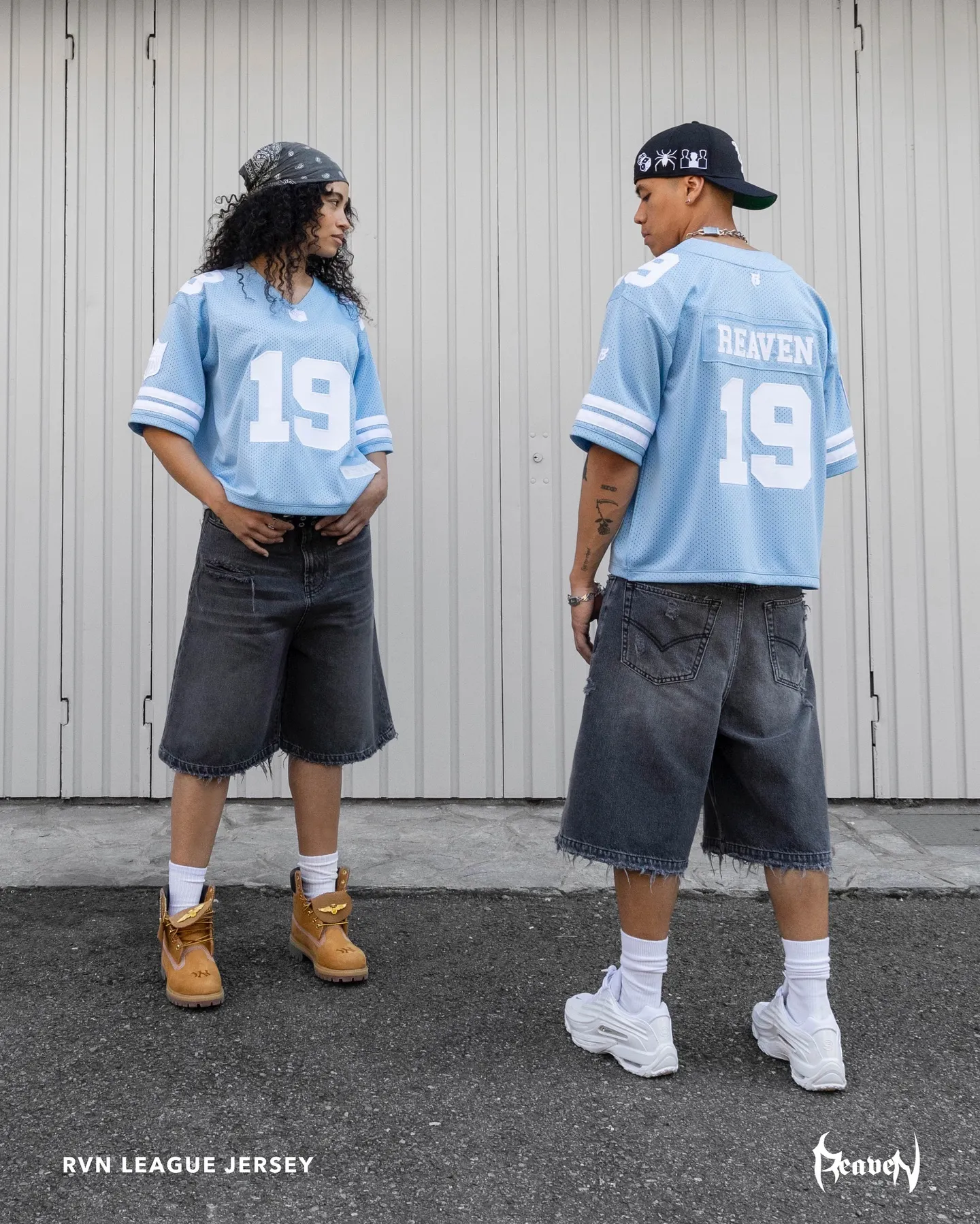 American fashion brand No.19 jersey letter oversized T-shirt women's Y2K streetwear fashion versatile loose V-neck shirt top