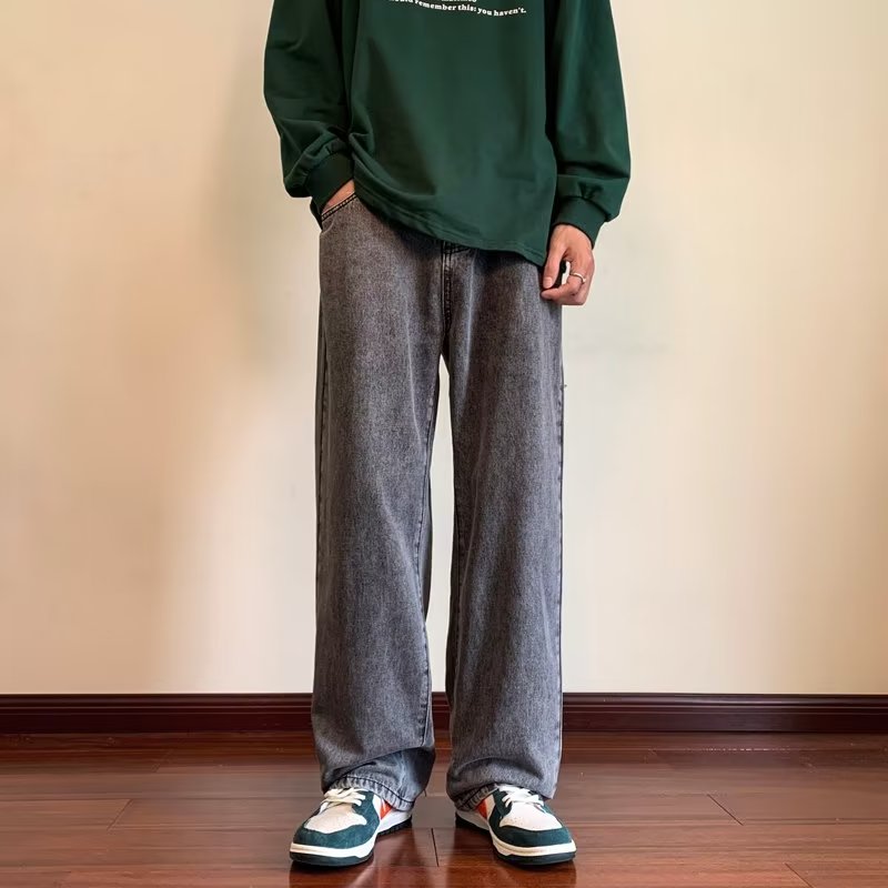 Mage Cartoon Flowers Jeans Maxct