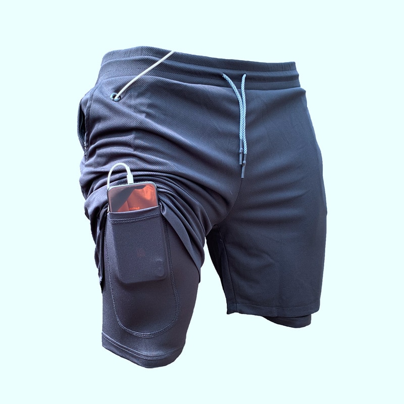 Men's 2-in-1 Running and Training Shorts for Peak Performance - true deals club