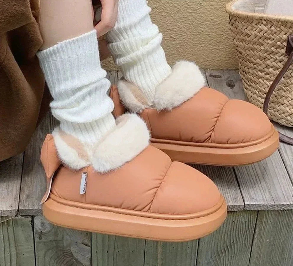 Booties for Women Winter Cute Bow Ankle Boots Maxct