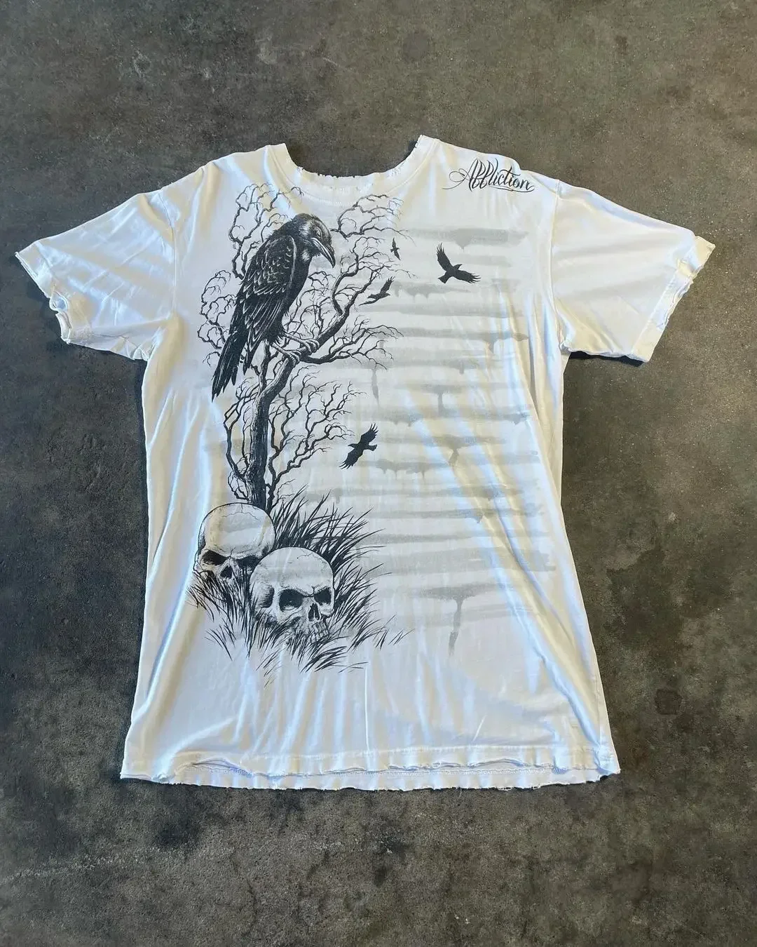 Woman T Shirt Aesthetic Clothes Gothic Y2k Korean Goth Grunge Letter Graphic Printed Summer Female O Neck Cotton Lady Tops