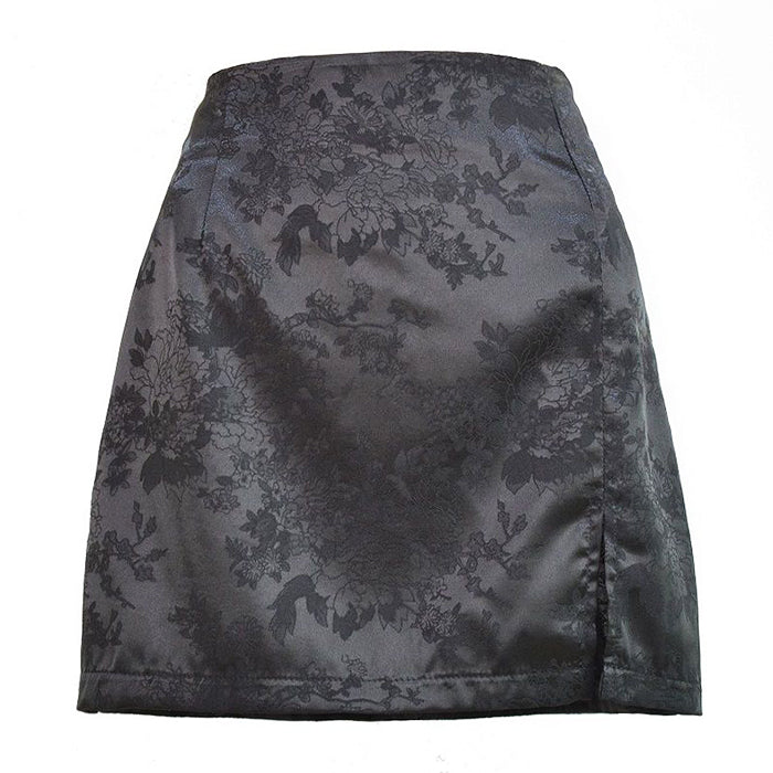 Missed Calls Satin Skirt Maxct