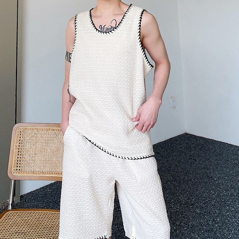 Maxct Webbing Trim Tank and Shorts Two Piece Set - Image 8