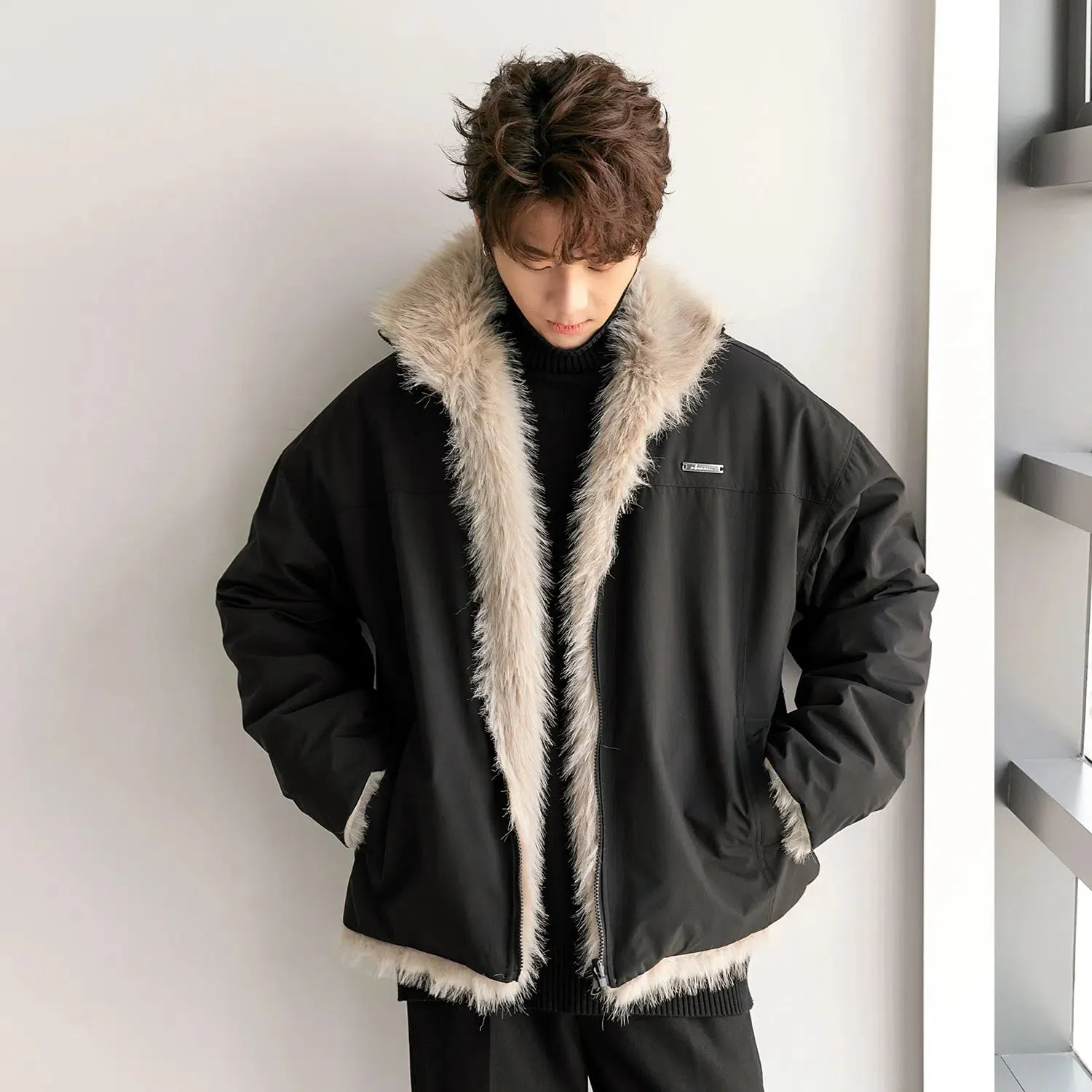Maxct Doube-Side Faux Fur Coat
