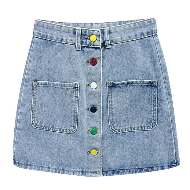 2.0 Artsy Denim Skirt Maxct