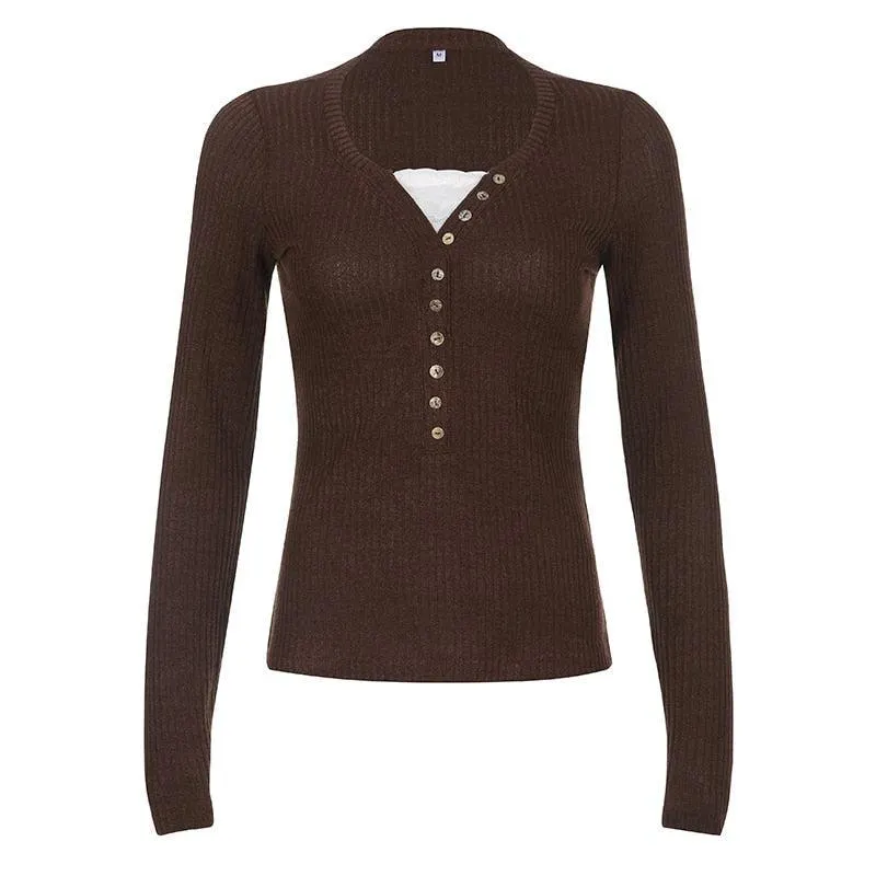 Maxct &Fairy Grunge Button Front Top