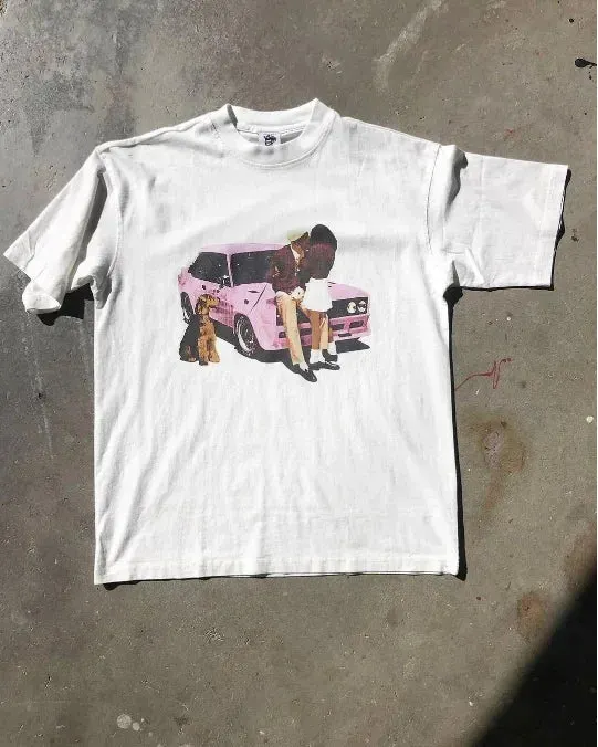 Maxct Y2K Retro T shirt Street Harajuku Hip Hop Splicing Round Neck Loose Sports T shirt Men Women Short Sleeved Tops baseball Jersey 1017