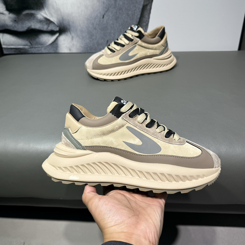Slip on Sneakers Vulcanized Mix Color Shoes for Men