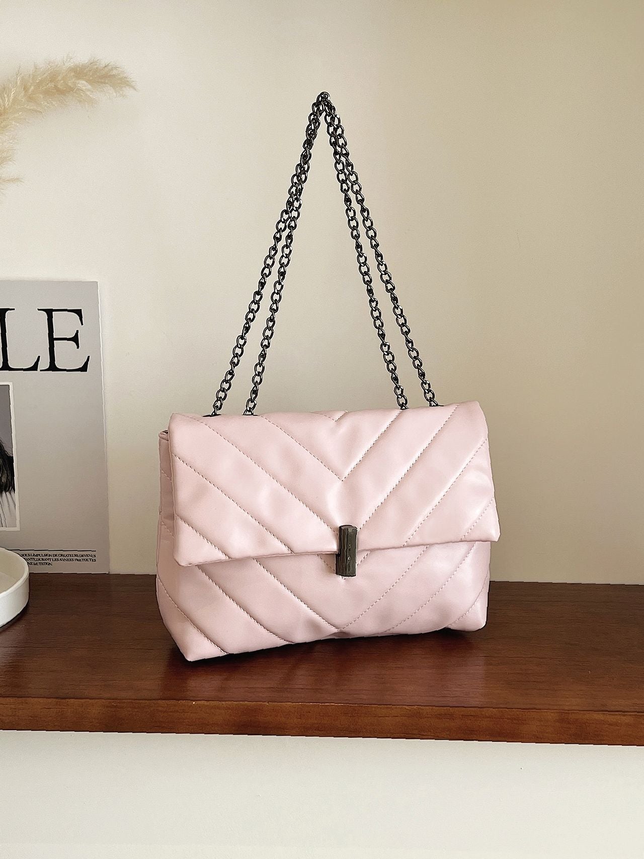 Maxct - Chevron Chain Tote Bag  - Women Tote Bags