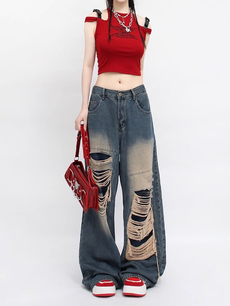 Wide Leg Jeans - true-deals-club