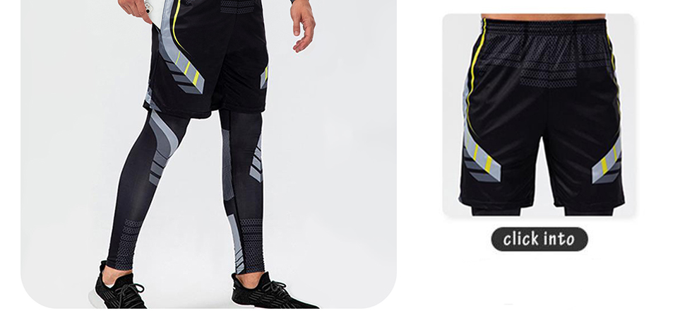 Men's Quick Dry Running Leggings Gym Fitness & Workout