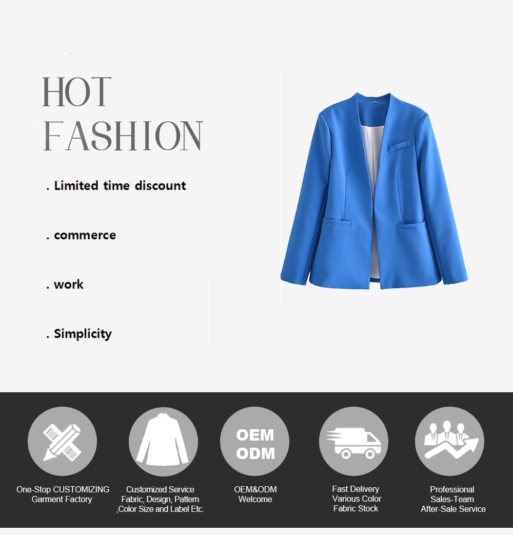 2024 Women Fashion Two Pieces Sets Office Wear Blazers Coat And With Belt High Waist Pants Female
