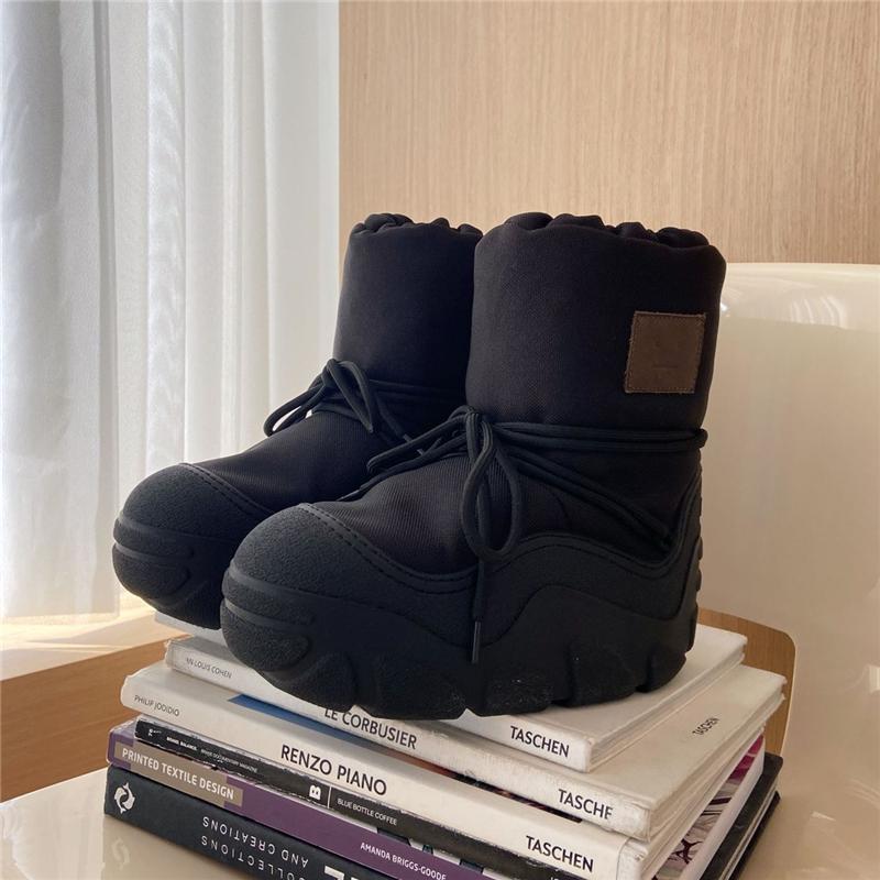 Chunky Leather Women's Slip-On Ankle Boots - true deals club