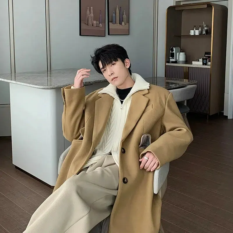 Maxct Mid-length Woolen Trench Coat