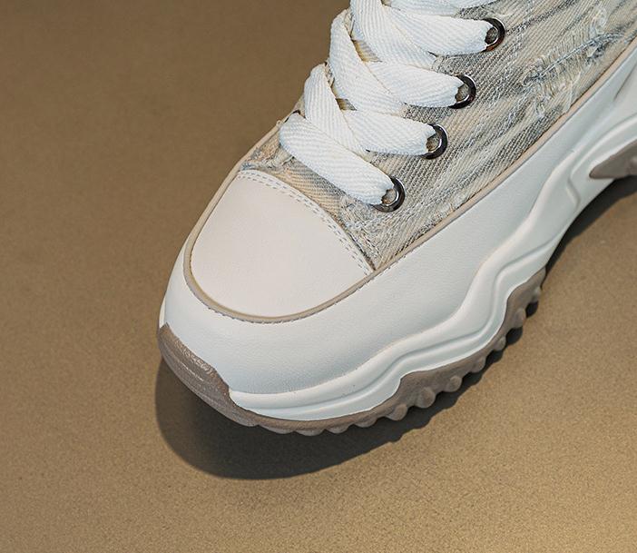 7cm Platform Fashion Ladies Sneakers - true deals club